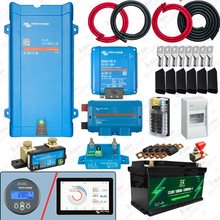 Elektrisüsteemi komplekt M IdealAkku 100ah