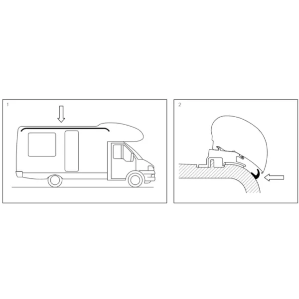 THULE Gutter, isekleepuv äravoolusüsteem 4,5m - Image 3