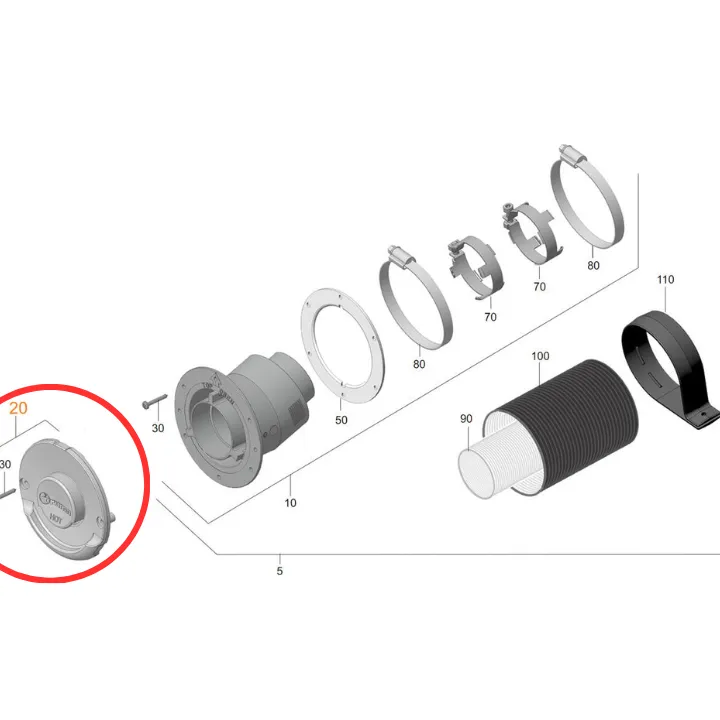 Truma Seinakorstna ZR 80 kate, valge - Image 3