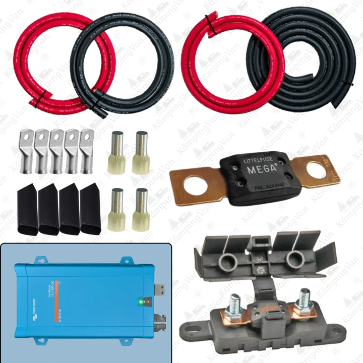 1000W inverteri ühenduskomplekt 12V